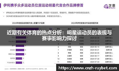 近期有关体育的热点分析：明星运动员的表现与赛事影响力探讨